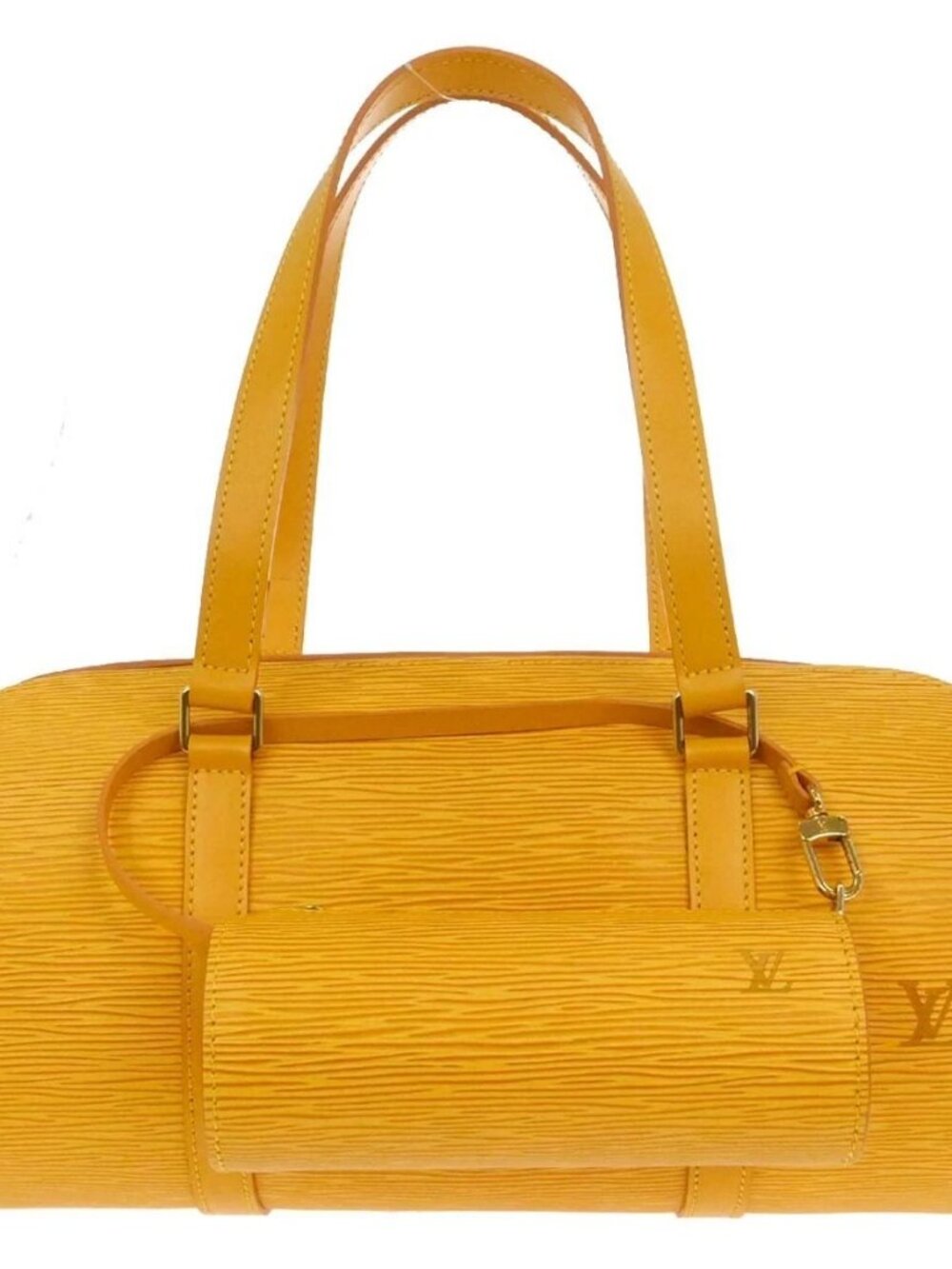 Louis Vuitton Yellow Epi Soufflot Handbag M52229 AR0958 187489